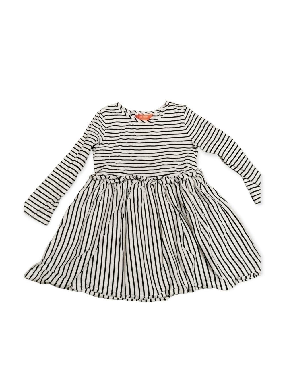 3/ $15 Joe Fresh long sleeves black and white stripe dress